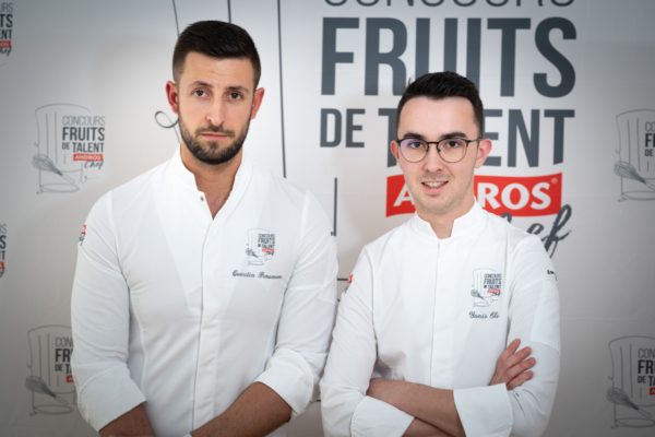 1er Yanis Ols et son maitre d'apprentissage Quentin Proumen de la maison Proumen à Aurillac_